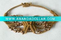 Wholesale Fashion accessory bracelets bangles in linen rope