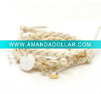 Wholesale Fashion Lady PU leather Bracelets
