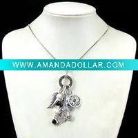 Wholesale Shiny Ladies Pendant Alloy Jewelry Necklace NKE7948