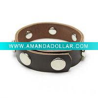 Wholesale Ladies Leather Wristband