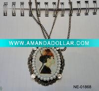 Audrey Hepburn vintage style pendant necklace