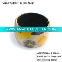 Wholesale ladies resin bracelet