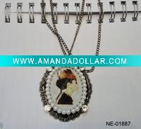 Audrey Hepburn vintage style pendant necklace