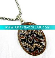Wholesale oval nice fashion necklace