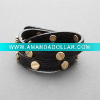 Wholesale Fashion Lady PU leather Bracelets