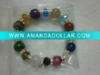 Wholesale wholesale bracelet-fashion colorful agate beads bracelet,paypal accept