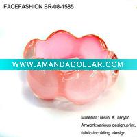 Wholesale ladies resin bracelet