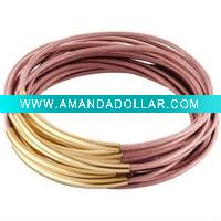 Wholesale Fashion Lady PU Leather Bracelets