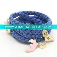 Wholesale Fashion Lady Suede Bracelets