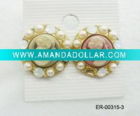 Wholesale classic style beauty head earring