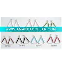 Wholesale bottled enamel stud earrings/young ladies jewelry