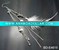 Wholesale Fashion feather earring