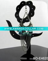 Wholesale Fashion turquoise earring with chain