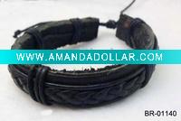 Wholesale 2011 hot sell leather wristband