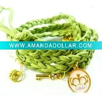 Wholesale Fashion Lady PU leather Bracelets