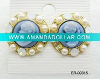 Wholesale classic style beauty head earring