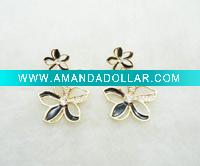 Wholesale Alloy Rhinestone Chandelier Earring