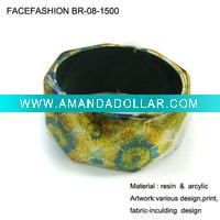 Wholesale ladies resin bracelet