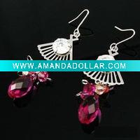Wholesale Fashion rhinestone earring.