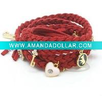 Wholesale Fashion Lady Suede Bracelets