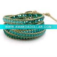 Wholesale Fashion Lady PU leather Bracelets