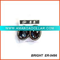 rhinestone earring