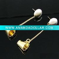 Wholesale Fashion alloy earring with cup