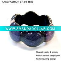 Wholesale ladies resin bracelet