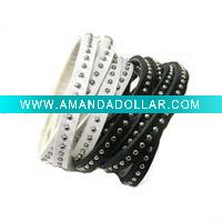 Wholesale Fashion Lady PU Leather Bracelets