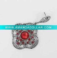 Fashion alloy earring with diamond