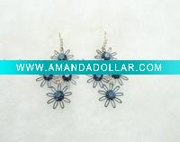 Wholesale Alloy Rhinestone Chandelier Earring
