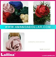 Wholesale Fashion charming large flower ball hair ring