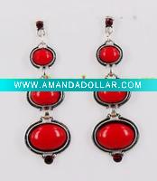 Wholesale Fashion zinc alloy &resin earring