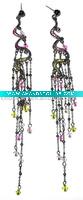 Wholesale Fashion alloy earring with crystal