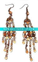 Wholesale Fashion alloy earring with diamond