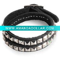 Wholesale Fashion Lady PU leather Bracelets