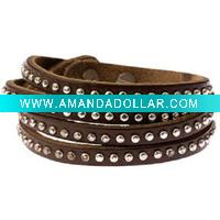 Wholesale Fashion Lady PU leather Bracelets