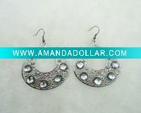 Wholesale Crystal Moon Chandelier Earring