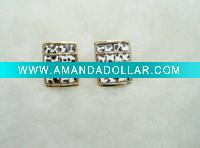 Wholesale Square Rhinestone Stud Earring