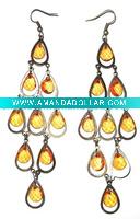 Wholesale Fashion alloy earring eith crystal