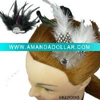 Wholesale Feather hair clip flower hair accessories