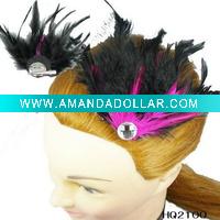 Wholesale Feather hair clip flower hair accessories