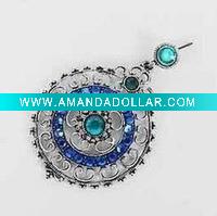 Wholesale Fashion alloy earring with diamond