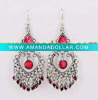 Fashion coral turquoise earring