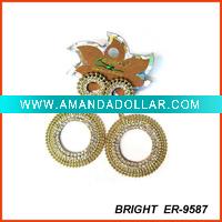 rhinestone earring
