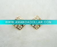 Square Alloy Stud Earring
