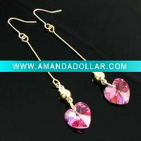 Wholesale Fashion rhinestone earring.