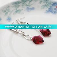 Wholesale Fashion glass earring