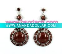 Wholesale Fashion zinc alloy &resin earring