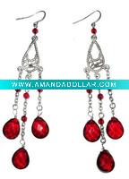 Wholesale Fashion costume alloy earring